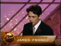 James Franco Wins Best Actor TV Movie - Golden Globes 2002
