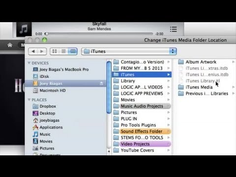 how to keep itunes off c drive