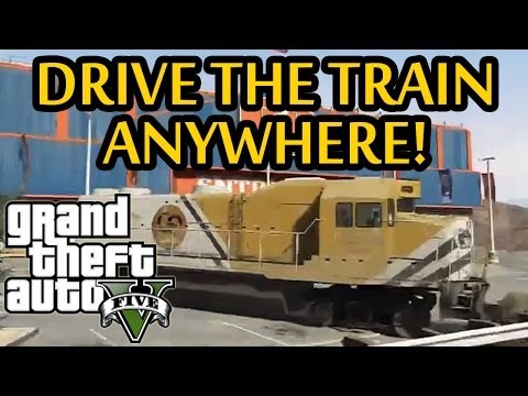 how to drive a train on gta 5
