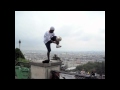 Amazing skills with soccer ball balance
