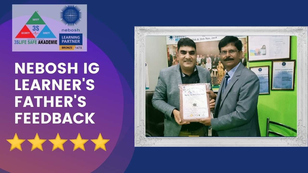 NEBOSH IGC || NEBOSH IG Qualification Helps to get Promotion & Growth || 3S LIFE SAFE AKADEMIE || IG