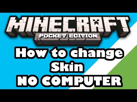 how to change skin in minecraft pocket ed