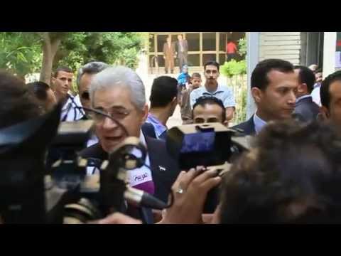 حمدين صباحي يدلي بصوته في انتخابات رئاسة الجمهورية
