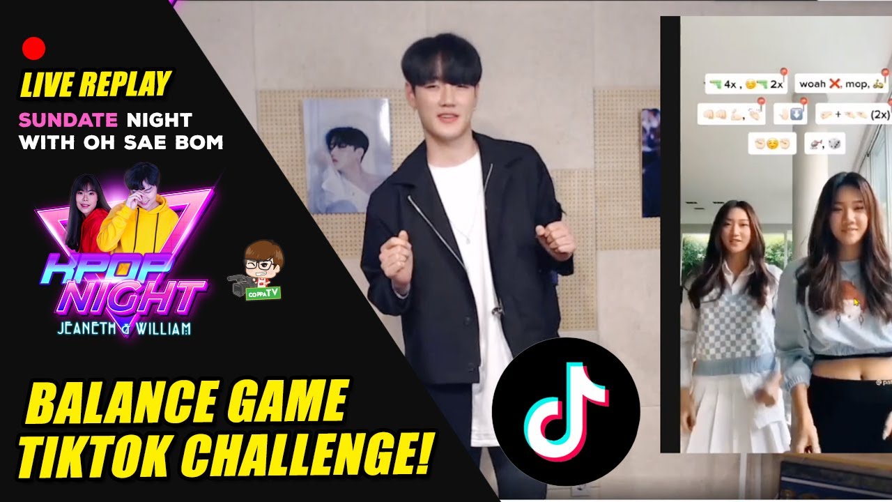 Oh Saebom Balance Game & TIKTOK CHALLENGE! 오새봄