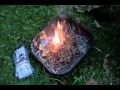 Starting a Fire With Steel Wool and 9V Battery - Urban - Suburban Survival
