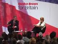 Q&A session with Gordon Brown - candidate for Labour Leader