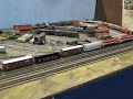 A Wisconsin &amp; Southern model train in a town that the WSOR goes to, filmed at the Monroe train show 9-27-08.