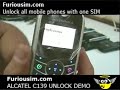 ALCATEL C139 UNLOCKED WITH FURIOUSIM