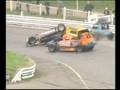 brisca stock cars frankie wainman juniors rollover 2007