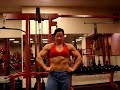 Kasia Wos seated row and posing Kasia Wos seated row and posing