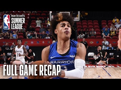 Video: WARRIORS vs LAKERS | Jordan Poole Goes For 23 Pts In GSW Victory | MGM Resorts NBA Summer League