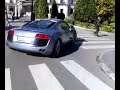 Audi R8 en Oviedo. Sonido de motor gasolina