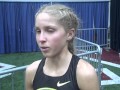 Jordan Hasay After 2nd Place in DMR at 2011 NCAA Indoor Track Championships