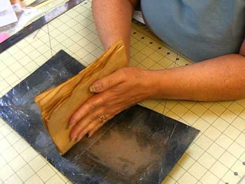 how to dye paper with tea