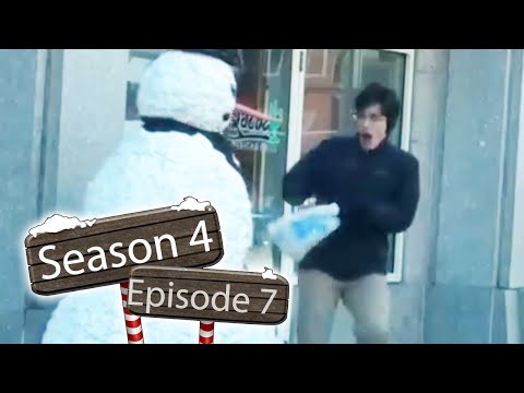 Funny Scary Snowman Prank (Season 4 Episode 7)