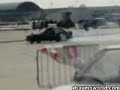 Car Drifting Jackass runs over himself Car Drifting Jackass runs over himself