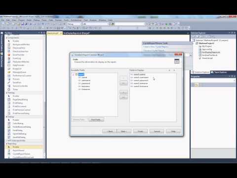 how to attach crystal report in vb6
