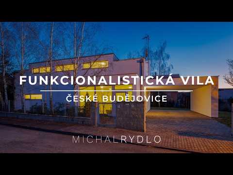 Video Funkcionalistická vila České Budějovice