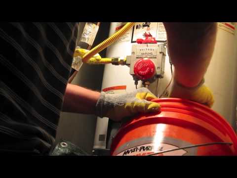 how to drain rheem hot water system