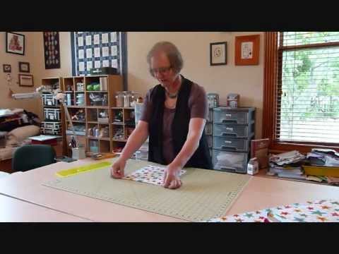 how to cut 5 inch squares for quilting