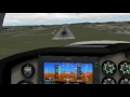 X-Plane: Landing with 20kt crosswind