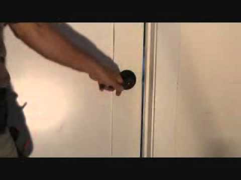 how to open a door that is locked