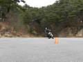 ８の字練習　CB７５０教習車
