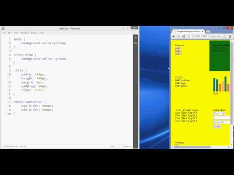 how to define width in html