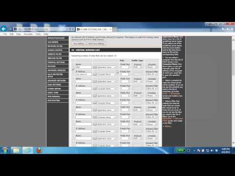 how to open ports on router