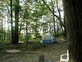 tim, mark, bill and pat camping at the land dansville ny 2008