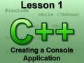 Visual C++ 2008 Lesson 1