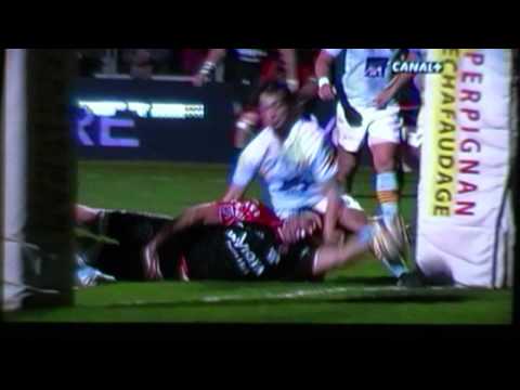 TOP14 rugby match Toulon PERPIGNAN aviation security CTN channel studio biography from 2010 to 2011