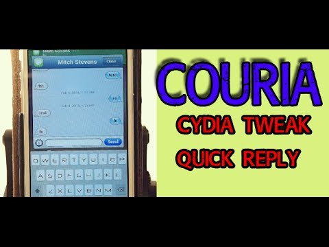 how to set quick reply on iphone