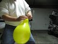 Inflate Yellow Party Balloon
