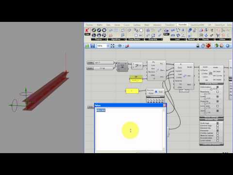 karamba 3d grasshopper 0 01 simple parametric beam