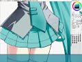 転載-初音ミクが可愛すぎるので描いてみた