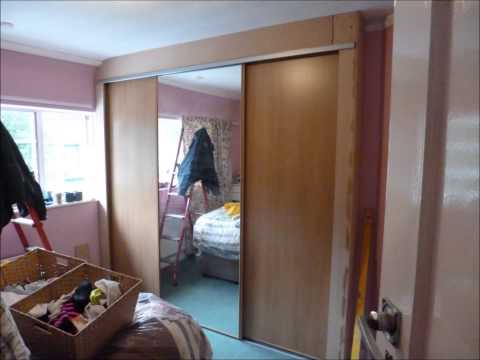 how to fit sliding wardrobes