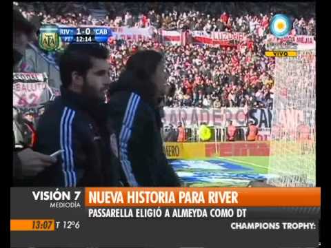 Designaci&oacute;n de Almeyda como entrenador de River