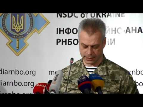 Брифинг спикера СНБО по ситуации в зоне АТО на 22.11.2014 (видео)