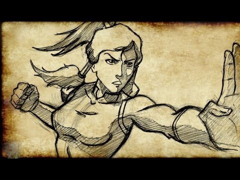 how to draw korra
