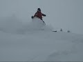 Morzine 2008 - Maarten in de poedersneeuw