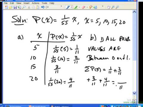 how to define the random variable x