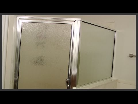 how to adjust shower door