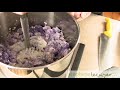 Recette de cuisine : Gâteau de pommes de terre bleues (vitelottes) Recette de cuisine : Gâteau de pommes de terre bleues (vitelottes)