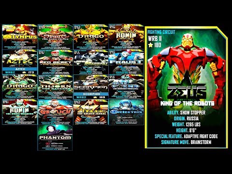 Real Steel WRB SUPERBOTS VS ZEUS - KING ROBOTS Series of fights NEW ROBOT (Живая Сталь)