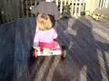 Brodie & Imogen on tricycle