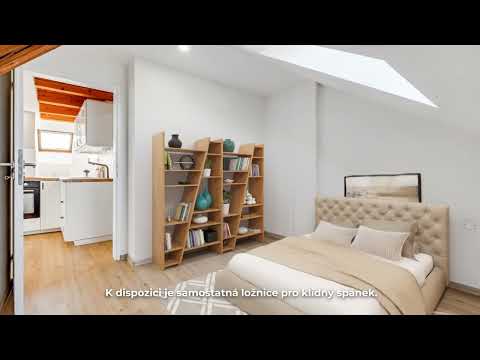 Video Prodej podkrovního bytu v činžovním domě u Hamerského rybníka