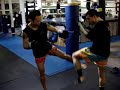 low kick defense