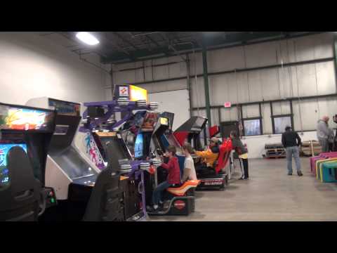 Arcade and Pinball Auction Jan 11, 2014 - Northaven, CT - John's Arcade on the Road!