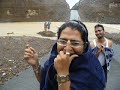 reporter burpa dutt with a flood affected victim